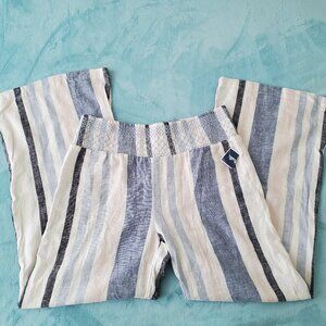 Indigo Rein Boho Linen Blend Pants size Large